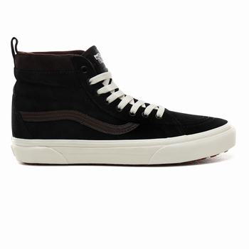 Vans Sk8-Hi MTE - Miesten Korkeavartiset tennarit - Mustat/Suklaa